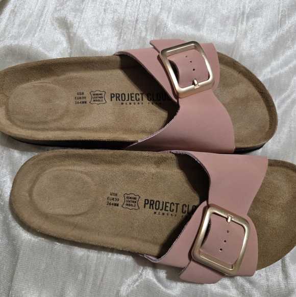 Pink Women's Sandals By Project Cloud Size 8 NWOB - Picture 2 of 4